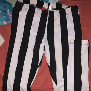 Striped leggings